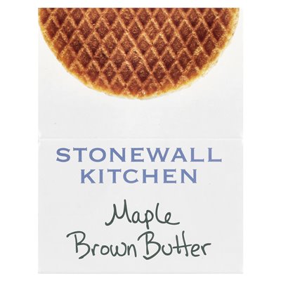 Stonewall Kitchen, Waffle Cookies, klonowe brązowe masło, 8 holenderskich ciastek waflowych, 1,1 uncji (32 g)