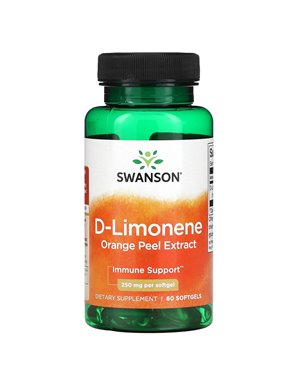 Swanson, D-Limonene, Orange Peel Extract, 250 mg, 60 Softgels Swanson, D-Limonene, Orange Peel Extract, 250 mg, 60 Softgels