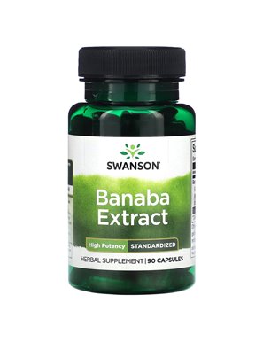 Swanson, Banaba Extract, High Purity, Standardized, 90 Capsules Swanson, Banaba Extract, High Purity, Standardized, 90 Capsules