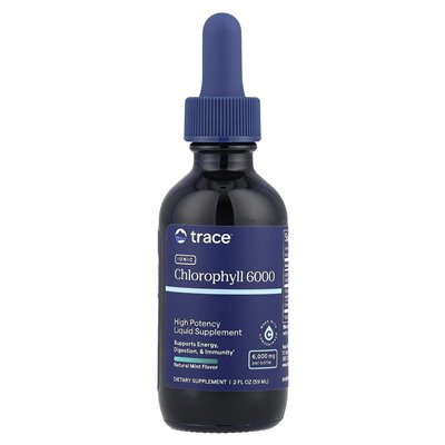 Ślad, chlorofil jonowy 6000, naturalna mięta, 2 fl oz (59 ml)