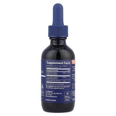 Ślad, chlorofil jonowy 6000, naturalna mięta, 2 fl oz (59 ml)