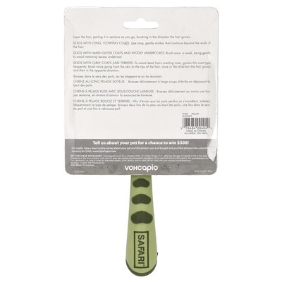 Safari, Soft Slicker Brush for Medium Dogs, 1 Slicker Brush