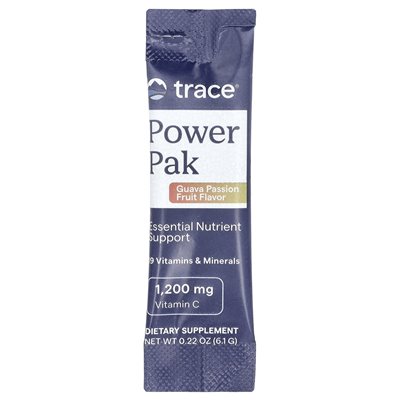 Trace, Power Pak, Guava Passion Fruit, 30 paczek, 0,22 uncji (6,1 g)