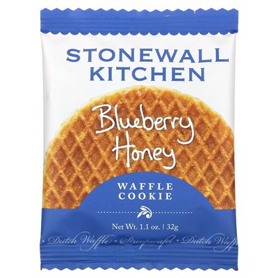 Stonewall Kitchen, Waffelkekse, Blaubeerhonig, 8 holländische Waffelkekse, 1,1 oz (32 g)