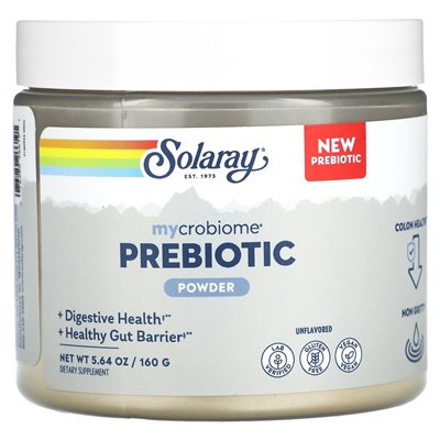 Solaray, proszek prebiotyczny Mycrobiome, niezmożony, 5,64 uncji (160 g) Solaray, proszek prebiotyczny Mycrobiome, niezmożony, 5,64 uncji (160 g)