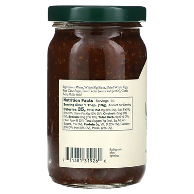 Stonewall Kitchen, Weiße Feige, 9,5 oz (269 g)