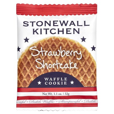 Stonewall Kitchen, Waffelkekse, Erdbeerkekse, 8 holländische Waffelkekse, 1,1 oz (32 g)