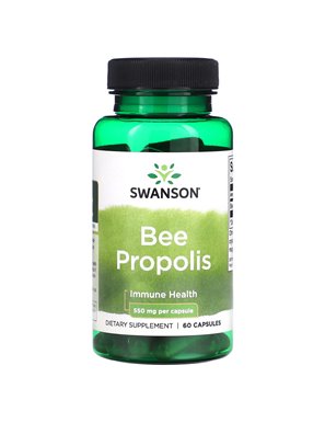 Swanson, Bee Propolis, 550 mg, 60 Capsules Swanson, Bee Propolis, 550 mg, 60 Capsules