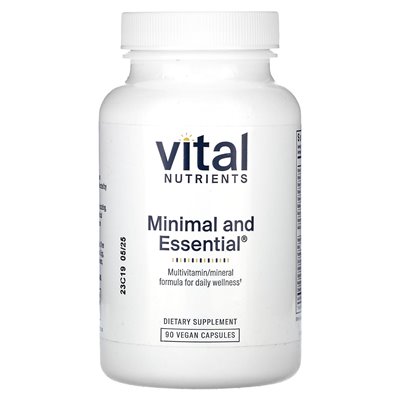 Vital Nutrients, Minimal and Essential, 90 Vegan Capsules Vital Nutrients, Minimal and Essential, 90 Vegan Capsules