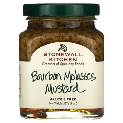 Stonewall Kitchen, Bourbon Melasses Musztarda, 8 uncji (227 g)