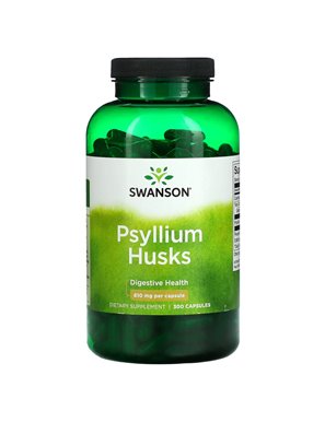 Swanson, Flohsamenschalen, 610 mg, 300 Kapseln