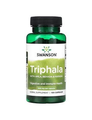 Swanson, Triphala with Amla, Behada & Harada, 500 mg, 100 Capsules