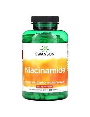 Swanson, Niacynamid, 500 mg, 250 kapsułek