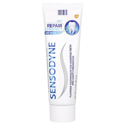 Sensodyne, fluorkowa pasta do zębów dla wrażliwych zębów, mięta, 3,4 uncji (96,4 g)