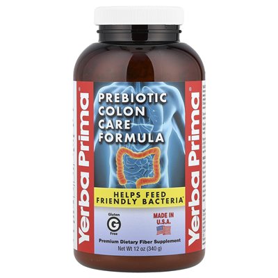 Yerba Prima, Prebiotic Colon Care Formula, 12 oz (340 g)