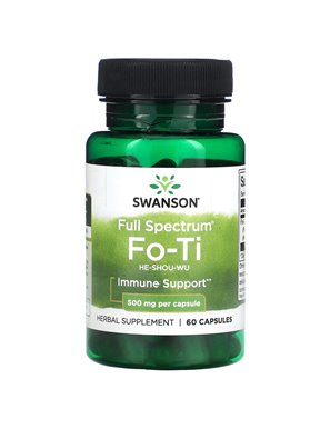 Swanson, Fo-Ti, 500 mg, 60 Kapsułek