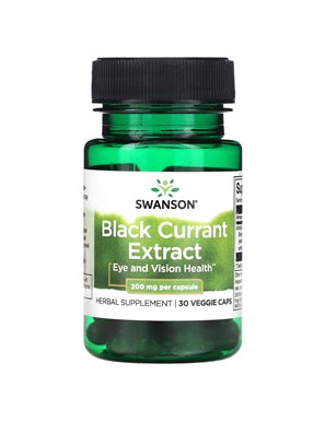 Swanson, Schwarzer Johannisbeerextrakt, 200 mg, 30 vegetarische Kapseln Swanson, Schwarzer Johannisbeerextrakt, 200 mg, 30 vegetarische Kapseln