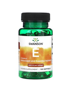 Swanson, Vitamin E, 400 IE, 100 Weichkapseln