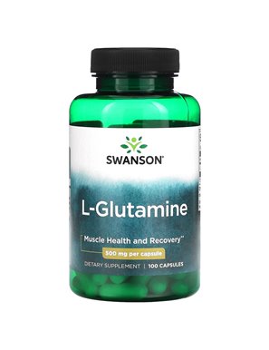 Swanson, L-Glutamine, 500mg, 100 Capsules