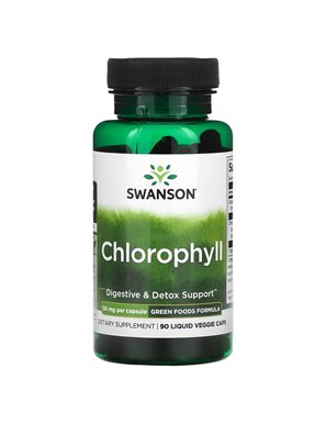 Swanson, Chlorophyll, 50 mg, 90 Liquid Veggie Caps Swanson, Chlorophyll, 50 mg, 90 Liquid Veggie Caps