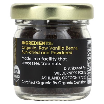 Wilderness Poets, Bio-Tahiti-Vanille, 0,5 oz (14 g)