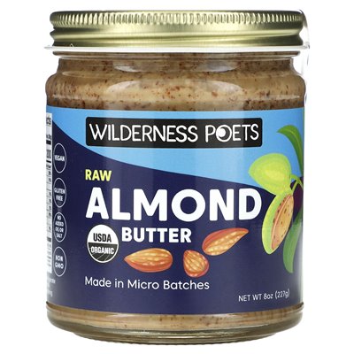 Wilderness Poets, Bio-Rohmusbutter, 8 oz (227 g)
