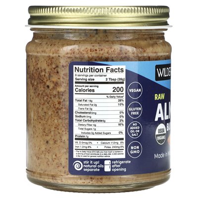Wilderness Poets, Organic Raw Muster Masle, 8 uncji (227 g) Wilderness Poets, Organic Raw Muster Masle, 8 uncji (227 g)