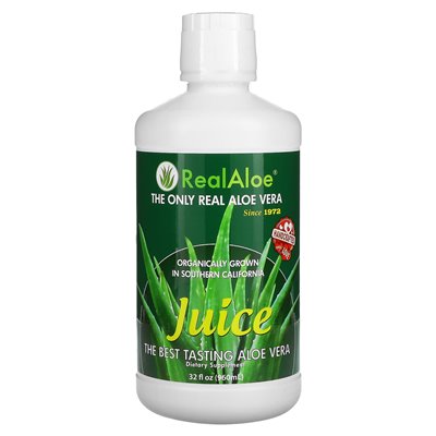 Real Aloe, Aloe Vera Saft, 32 fl oz (960 ml) Real Aloe, Aloe Vera Saft, 32 fl oz (960 ml)