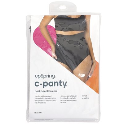 Upspring, C-Panty, Post C Care, Small/Medium, Black, 1 majtki Upspring, C-Panty, Post C Care, Small/Medium, Black, 1 majtki