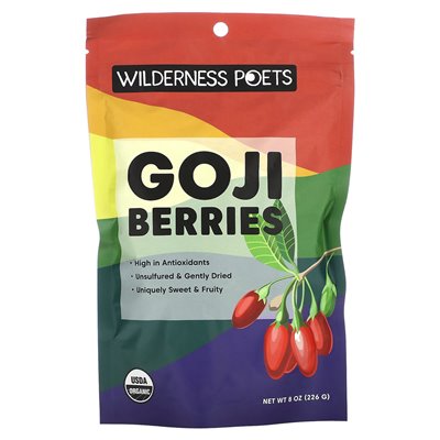 Wilderness Poets, Bio-Goji-Beeren, 8 oz (226 g)