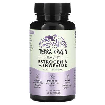 Terra Origin, Healthy Estrogen & Menopause, 60 Capsules Terra Origin, Healthy Estrogen & Menopause, 60 Capsules