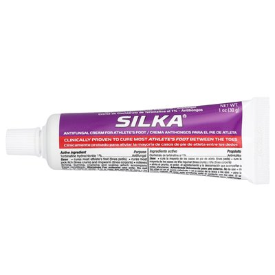 Silka, krem ​​przeciwgrzybiczy na stopę sportowca, pełna siła na receptę, 1 uncja (30 g)