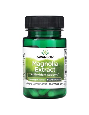 Swanson, Magnolienextrakt, 200 mg, 30 vegetarische Kapseln