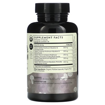 Terra Origin, Healthy Mushroom Capsules, 90 Capsules Terra Origin, Healthy Mushroom Capsules, 90 Capsules