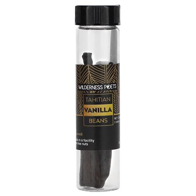 Wilderness Poets, Tahitian Vanilla Bean, 2 vanilla beans