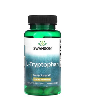 Swanson, L-Tryptofan, 500 mg, 60 Kapsułek