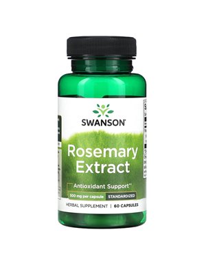 Swanson, Rosemary Extract, Standardized, 500mg, 60 Capsules Swanson, Rosemary Extract, Standardized, 500mg, 60 Capsules