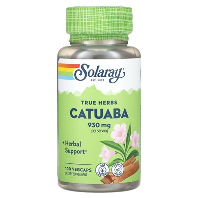Solaray, True Herbs, Catuaba, 930 mg, 100 VegCaps (465 mg na kapsułkę) Solaray, True Herbs, Catuaba, 930 mg, 100 VegCaps (465 mg na kapsułkę)