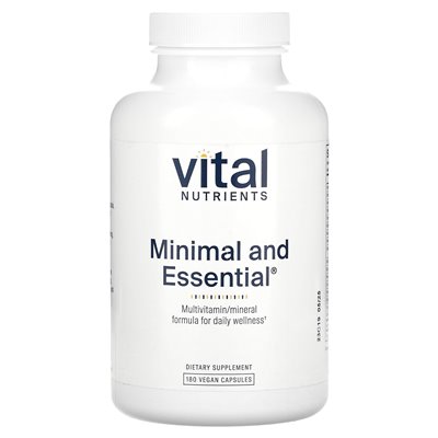 Vital Nutrients, Minimal und Essential, 180 vegane Kapseln