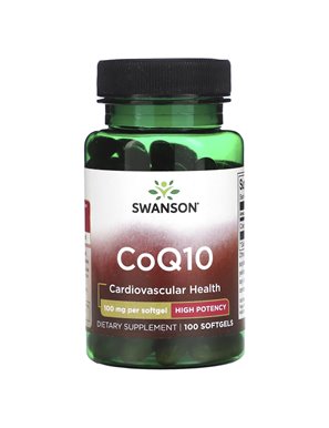 Swanson, CoQ10, 100 mg, 100 Softgeli