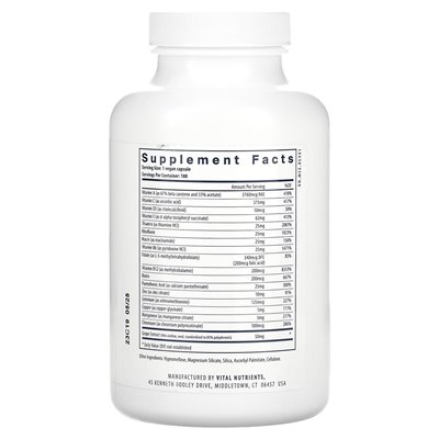 Vital Nutrients, Minimal und Essential, 180 vegane Kapseln