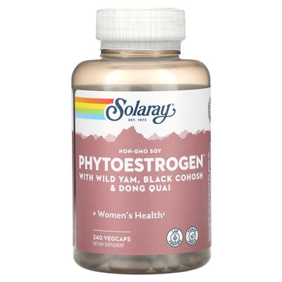 Solaray, Fitoöstrogen, 240 pflanzliche Kapseln