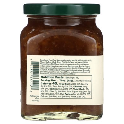 Stonewall Kitchen, Bourbon-Speck-Marmelade, 12,5 oz (354 g)