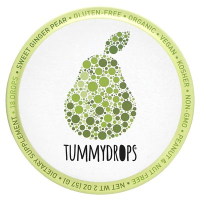 Tummydrops, Sweet Ginger Pear, 18 Drops, 2 oz (57 g)