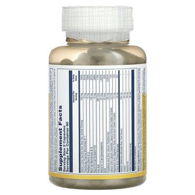 Solaray, Vitamin B-Stress PM Release Time, 120 Kapseln