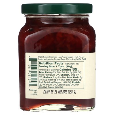Stonewall Kitchen, Sour Cherry Jam, 12.5 oz (354 g)
