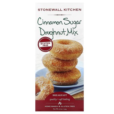 Stonewall Kitchen, Cinnamon Sugar Donut Mix, gluten-free, 18 oz (510 g) Stonewall Kitchen, Cinnamon Sugar Donut Mix, gluten-free, 18 oz (510 g)