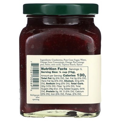 Stonewall Kitchen, New England Cranberry Froish, 12 Unzen (340 g)