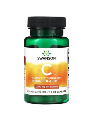 Swanson, Rosehip Vitamin C, 1,000 mg, 30 Capsules