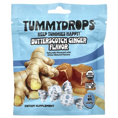 Turmedrops, Butterscotch Ginger, 33 ssaki